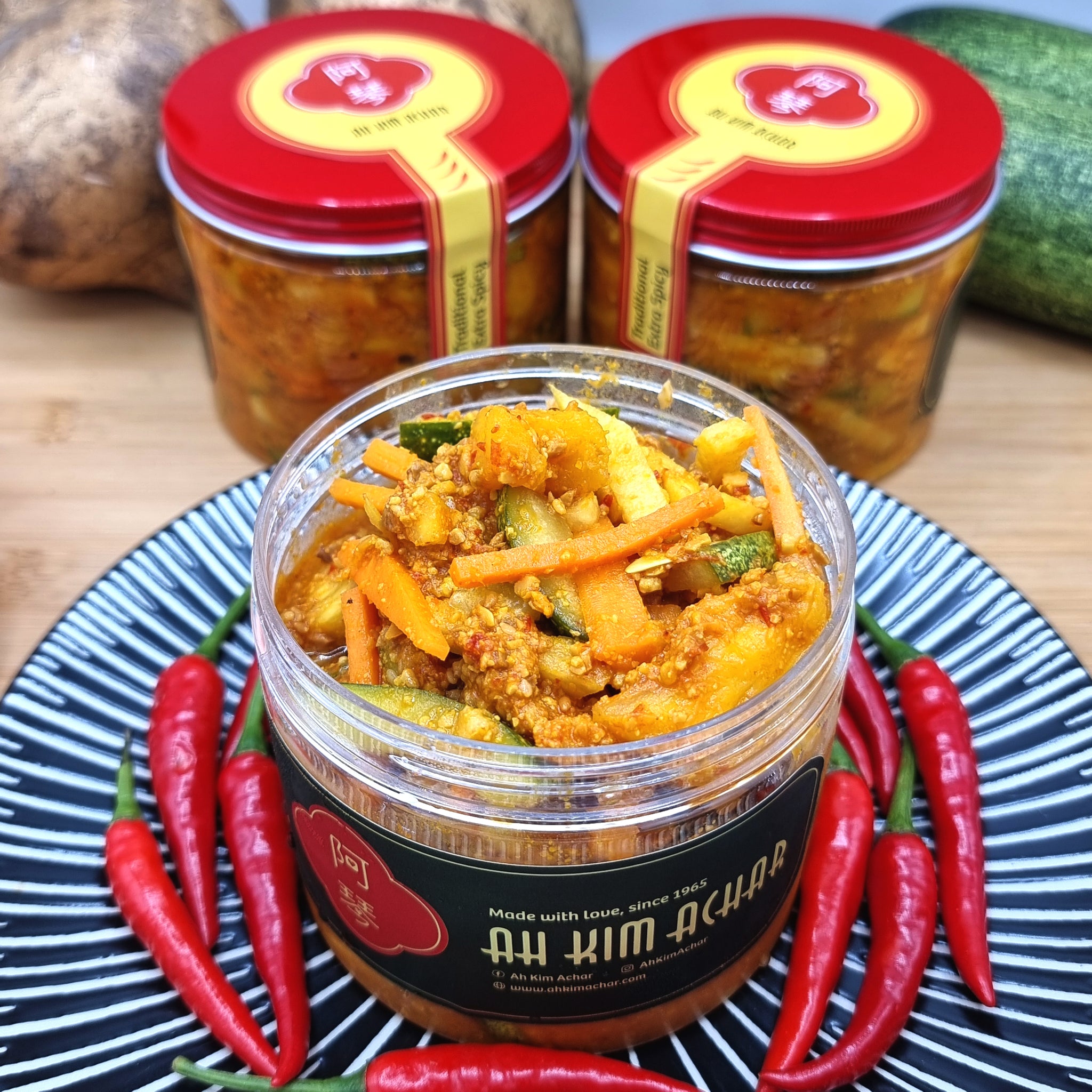 HIGHLY DEMANDED] Traditional Extra Spicy Ah Kim Achar